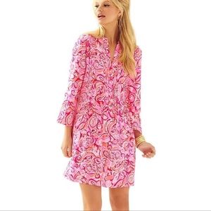 Lilly Pulitzer Sarasota Tunic Size Large Mango Salsa